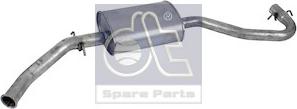 DT Spare Parts 12.27155 - Середній / кінцевий глушник ОГ autozip.com.ua