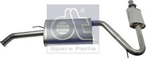 DT Spare Parts 12.27150 - Середній / кінцевий глушник ОГ autozip.com.ua