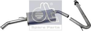 DT Spare Parts 12.27158 - Глушник вихлопних газів кінцевий autozip.com.ua