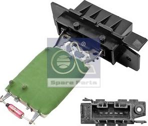 DT Spare Parts 12.77120 - Опір, реле, вентилятор салону autozip.com.ua