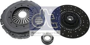 DT Spare Parts 3.94067 - Комплект зчеплення autozip.com.ua