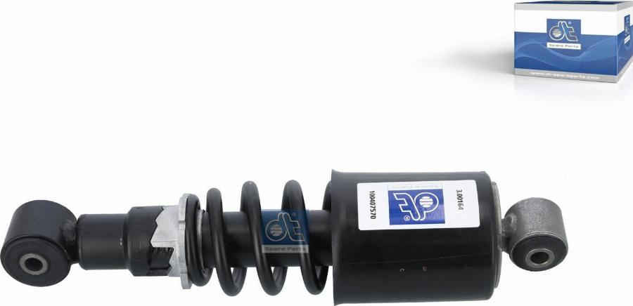 DT Spare Parts 3.00164 - Гаситель, кріплення кабіни autozip.com.ua