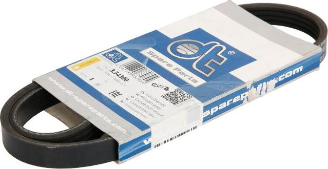 DT Spare Parts 3.34300 - Поліклиновий ремінь autozip.com.ua