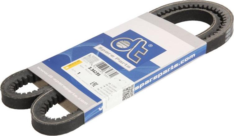 DT Spare Parts 3.34235 - Клиновий ремінь autozip.com.ua