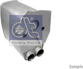 DT Spare Parts 3.25042 - Середній / кінцевий глушник ОГ autozip.com.ua