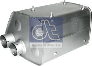 DT Spare Parts 3.25015 - Середній / кінцевий глушник ОГ autozip.com.ua