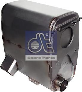 DT Spare Parts 3.25144 - Середній / кінцевий глушник ОГ autozip.com.ua