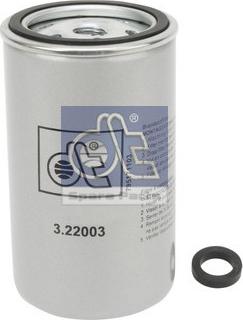 DT Spare Parts 3.22003 - Паливний фільтр autozip.com.ua