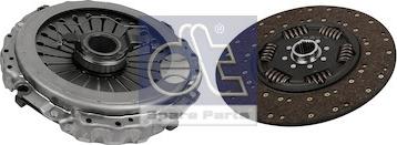 DT Spare Parts 2.93069 - Комплект зчеплення autozip.com.ua