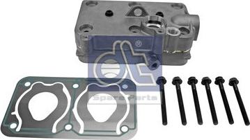 DT Spare Parts 2.44872 - Головка циліндра, пневматичний компресор autozip.com.ua