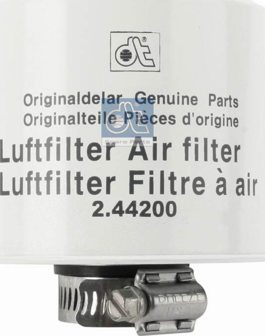 DT Spare Parts 2.44200 - Повітряний фільтр autozip.com.ua