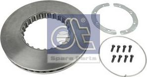 DT Spare Parts 2.40550 - Гальмівний диск autozip.com.ua