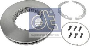 DT Spare Parts 2.40552 - Гальмівний диск autozip.com.ua