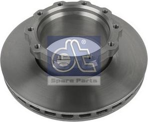 DT Spare Parts 2.40557 - Гальмівний диск autozip.com.ua