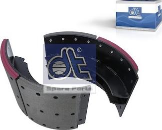 DT Spare Parts 2.40393 - Комплект гальм, барабанний механізм autozip.com.ua