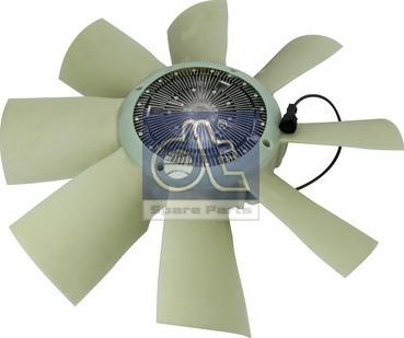 DT Spare Parts 2.15509 - Вентилятор, охолодження двигуна autozip.com.ua