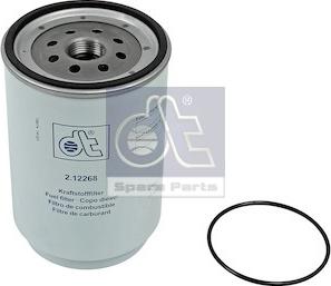 DT Spare Parts 2.12268 - Паливний фільтр autozip.com.ua