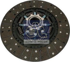 DT Spare Parts 2.30293 - Диск зчеплення autozip.com.ua