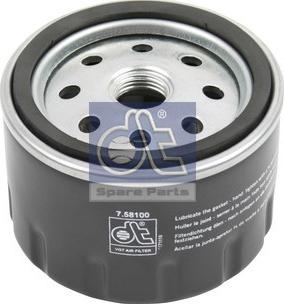 DT Spare Parts 7.58100 - Повітряний фільтр autozip.com.ua