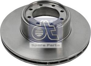 DT Spare Parts 7.36045 - Гальмівний диск autozip.com.ua