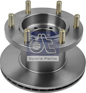 DT Spare Parts 7.36017 - Гальмівний диск autozip.com.ua