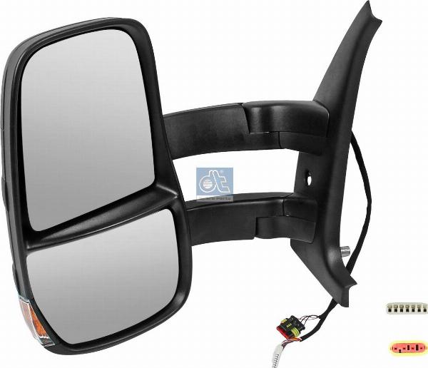DT Spare Parts 7.73256 - Зовнішнє дзеркало, кабіна водія autozip.com.ua