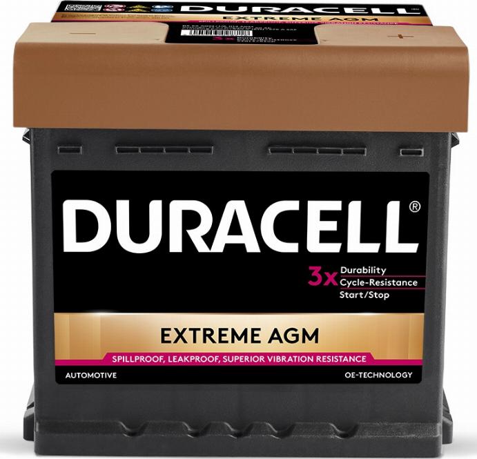 DURACELL 016550010801 - Стартерна акумуляторна батарея, АКБ autozip.com.ua