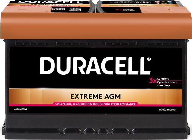 DURACELL 016570010801 - Стартерна акумуляторна батарея, АКБ autozip.com.ua