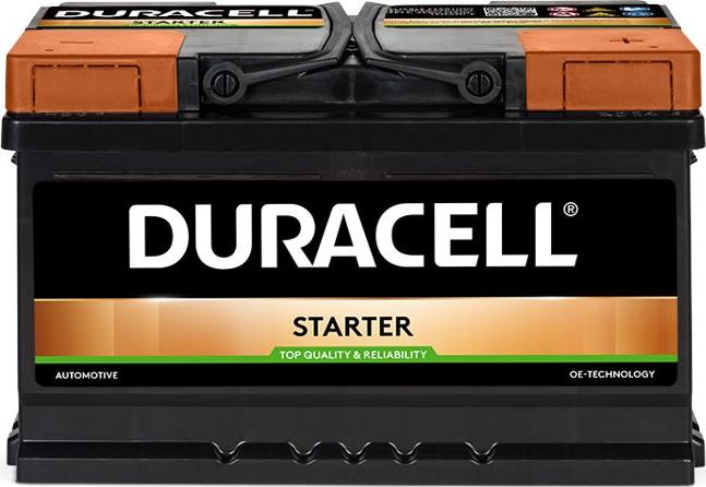 DURACELL 010570440801 - Стартерна акумуляторна батарея, АКБ autozip.com.ua
