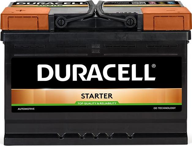 DURACELL 010572330801 - Стартерна акумуляторна батарея, АКБ autozip.com.ua