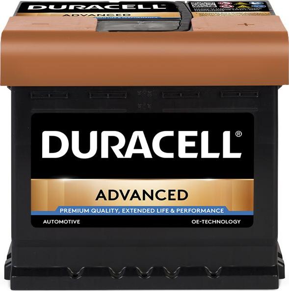 DURACELL 013544090801 - Стартерна акумуляторна батарея, АКБ autozip.com.ua