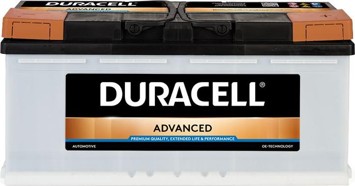DURACELL 013610400801 - Стартерна акумуляторна батарея, АКБ autozip.com.ua