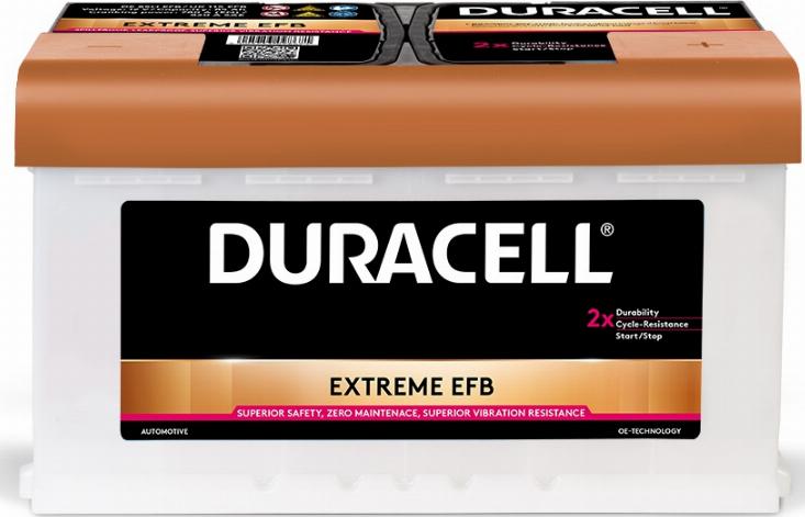 DURACELL 012585110801 - Стартерна акумуляторна батарея, АКБ autozip.com.ua