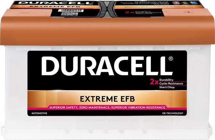 DURACELL 012580110801 - Стартерна акумуляторна батарея, АКБ autozip.com.ua