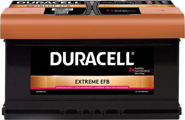 DURACELL 012575120801 - Стартерна акумуляторна батарея, АКБ autozip.com.ua