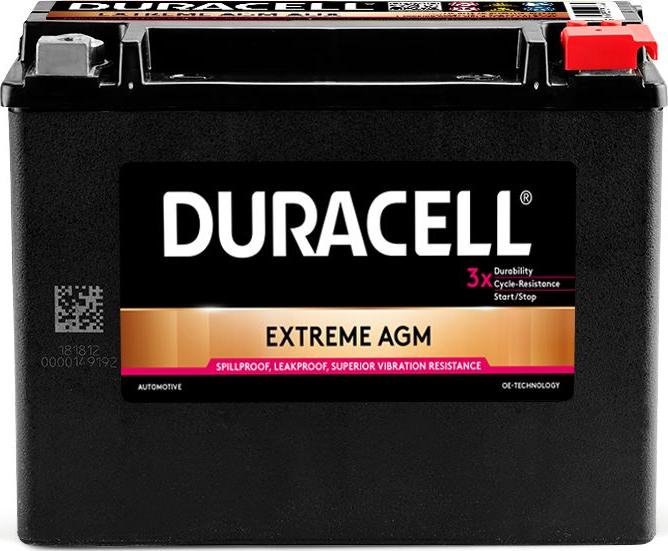 DURACELL 025518010801 - Стартерна акумуляторна батарея, АКБ autozip.com.ua