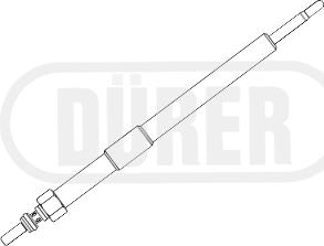 Dürer DG62164 - Свічка розжарювання autozip.com.ua