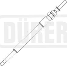 Dürer DG12134 - Свічка розжарювання autozip.com.ua