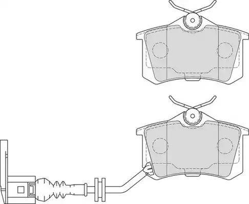 Duron DBP391645 - Гальмівні колодки, дискові гальма autozip.com.ua