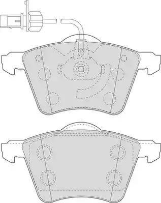 Duron DBP391654 - Гальмівні колодки, дискові гальма autozip.com.ua