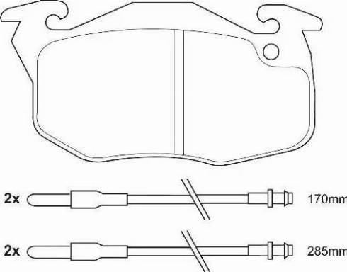 Duron DBP340730 - Гальмівні колодки, дискові гальма autozip.com.ua