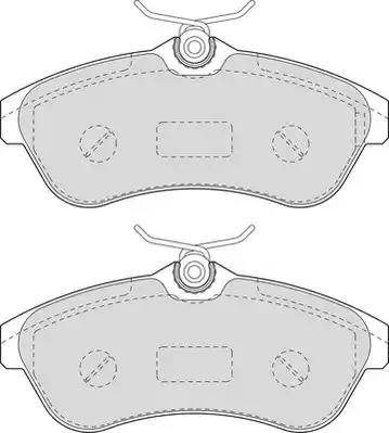 Duron DBP341543 - Гальмівні колодки, дискові гальма autozip.com.ua