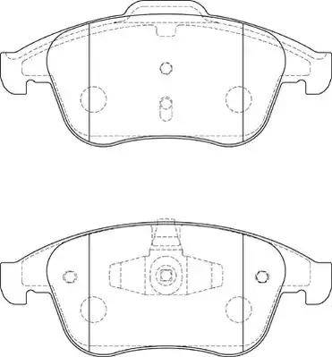 Duron DBP354181 - Гальмівні колодки, дискові гальма autozip.com.ua