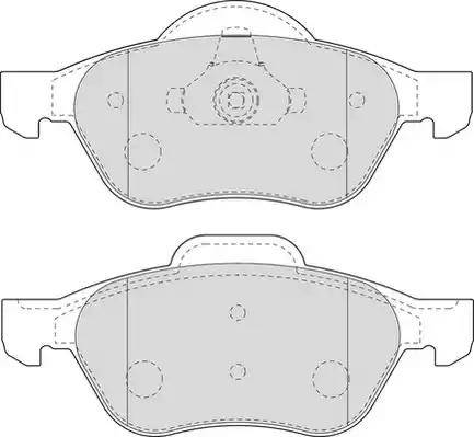 Duron DBP351440 - Гальмівні колодки, дискові гальма autozip.com.ua