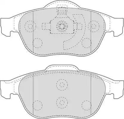 Duron DBP351541 - Гальмівні колодки, дискові гальма autozip.com.ua