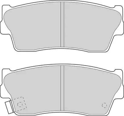 OEMparts MP-2273 - Гальмівні колодки, дискові гальма autozip.com.ua