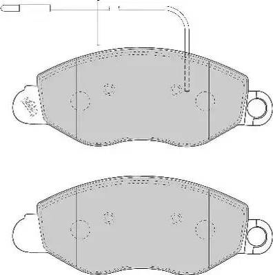 Duron DBP331616 - Гальмівні колодки, дискові гальма autozip.com.ua