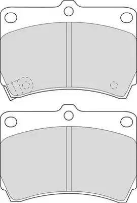 Duron DBP320715 - Гальмівні колодки, дискові гальма autozip.com.ua