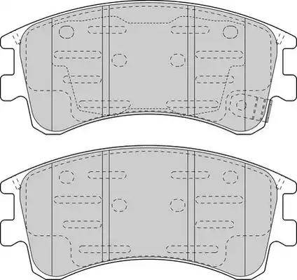 Duron DBP321619 - Гальмівні колодки, дискові гальма autozip.com.ua