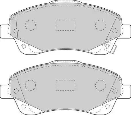 Duron DBP371648 - Гальмівні колодки, дискові гальма autozip.com.ua